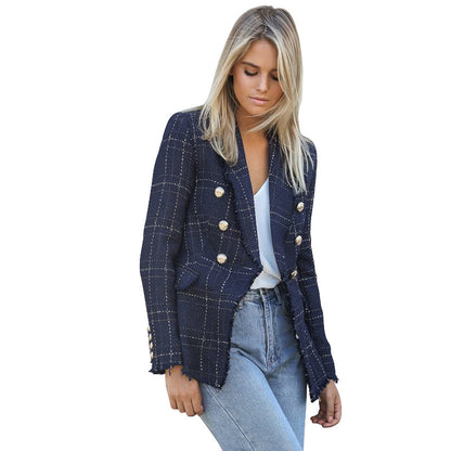 Women's Fashion Flannel Small Jacket