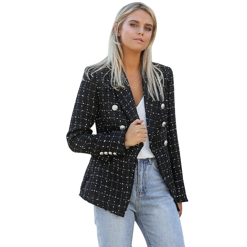 Women's Fashion Flannel Small Jacket