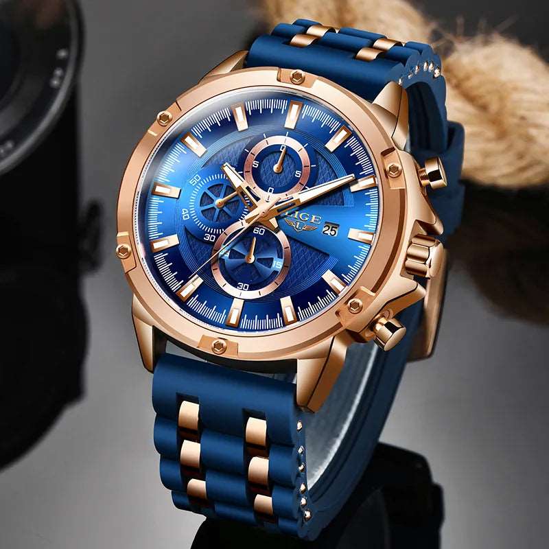 Watch Men's Luxury Waterproof Quartz