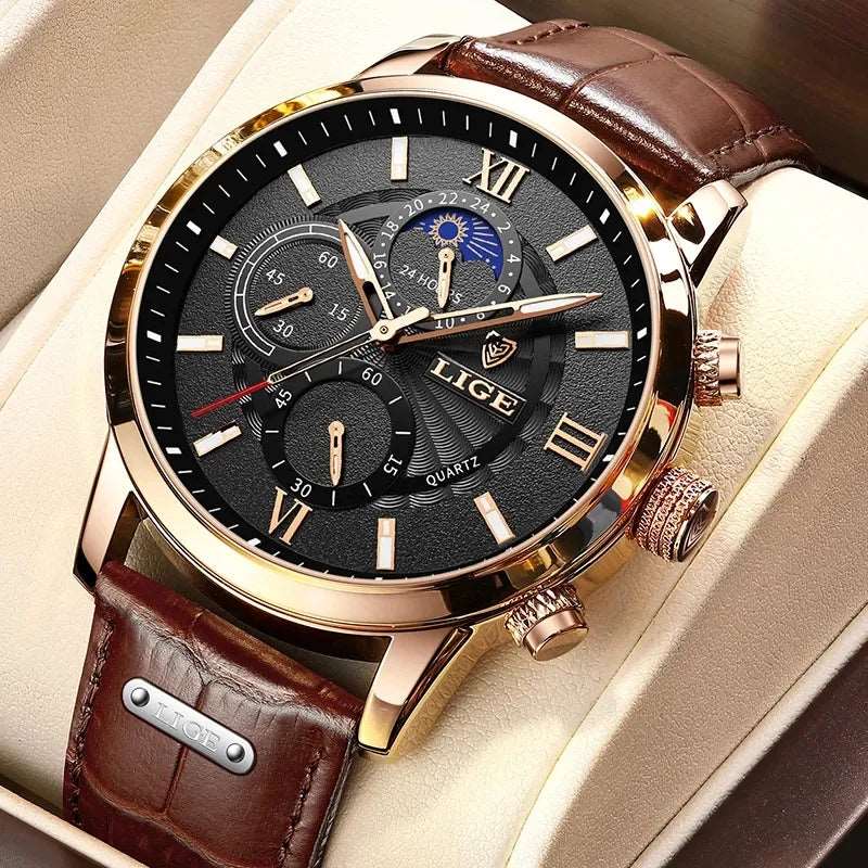 Men's Watches Luxury Casual Quartz Waterproof