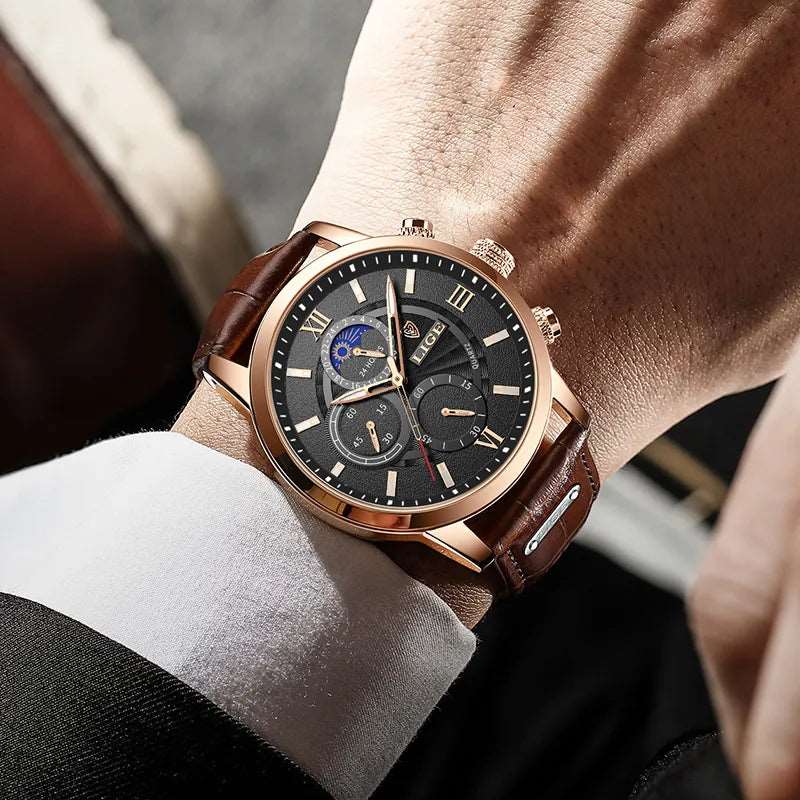 Men's Watches Luxury Casual Quartz Waterproof