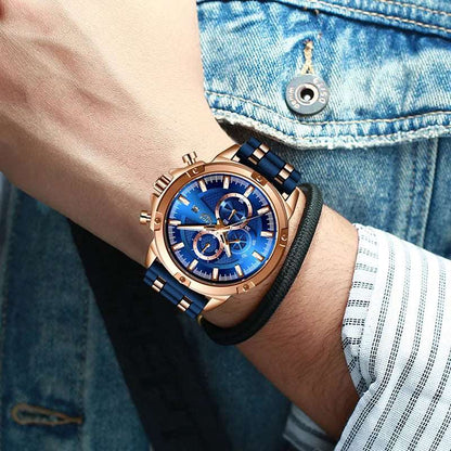 Watch Men's Luxury Waterproof Quartz