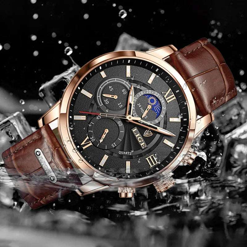 Men's Watches Luxury Casual Quartz Waterproof