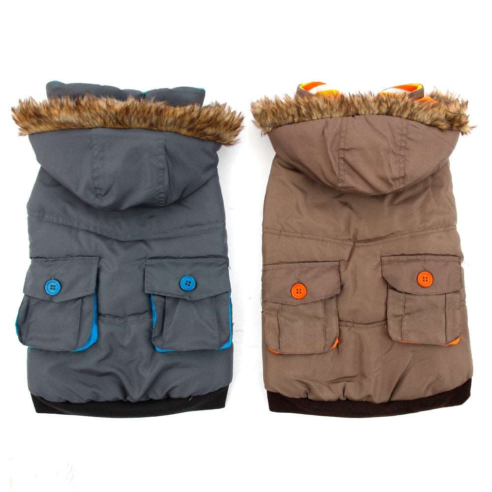 Dog clothes, cotton-padded coat, padded jacket