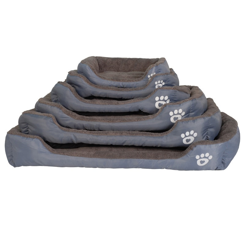 Pet Bed Sofa Dog Beds Waterproof Bottom Soft Fleece