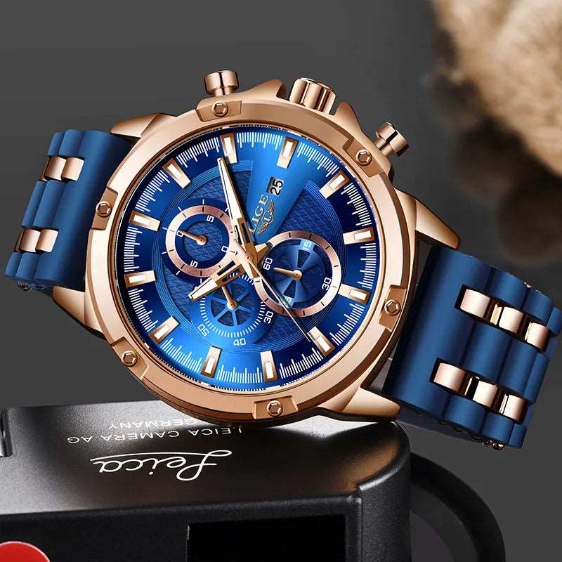 Watch Men's Luxury Waterproof Quartz