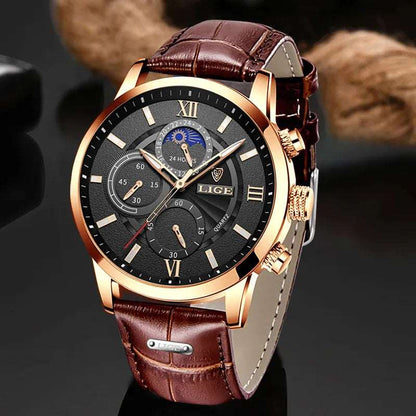 Men's Watches Luxury Casual Quartz Waterproof