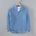 Half-Turtleneck Knitted Sweater - Automation and Energy