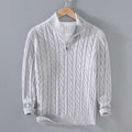 Half-Turtleneck Knitted Sweater - Automation and Energy