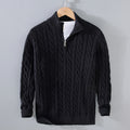 Half-Turtleneck Knitted Sweater - Automation and Energy