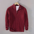 Half-Turtleneck Knitted Sweater - Automation and Energy
