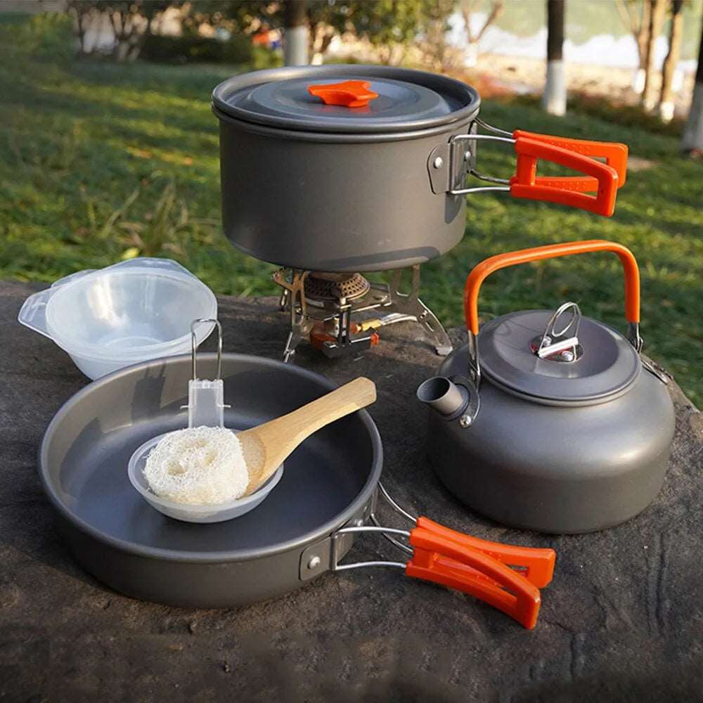 Portable Cooking Kit for Camping, Hiking