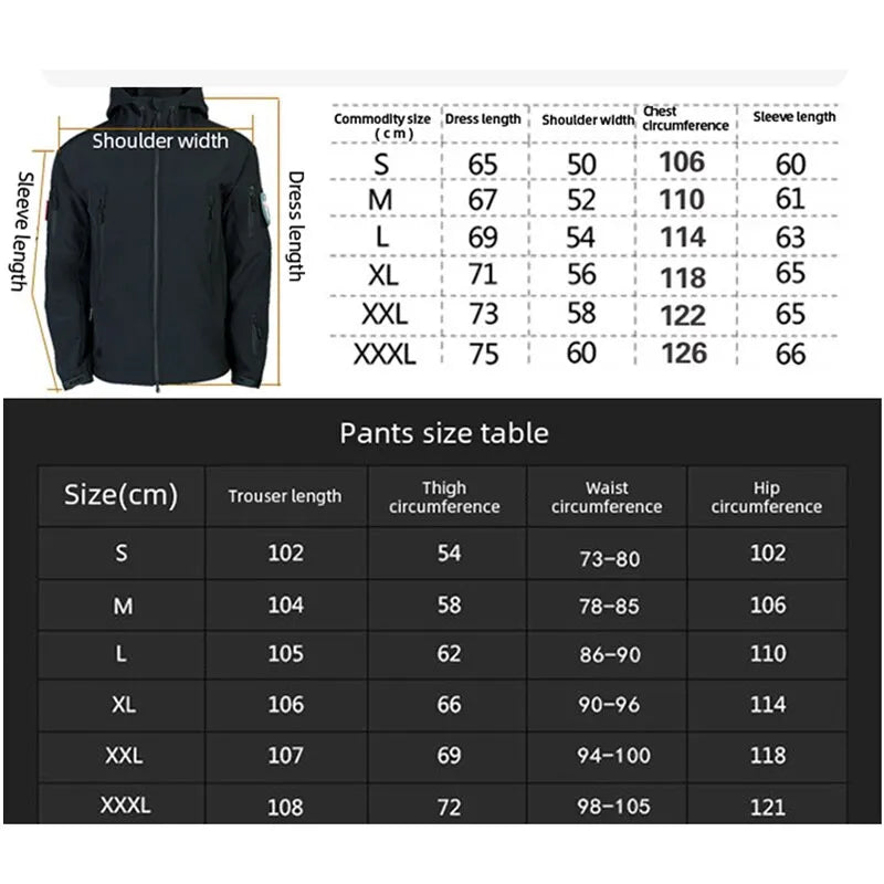 Waterproof Tactical Military Thermal Jacket