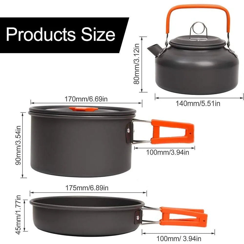 Kit de cocina portátil para acampar