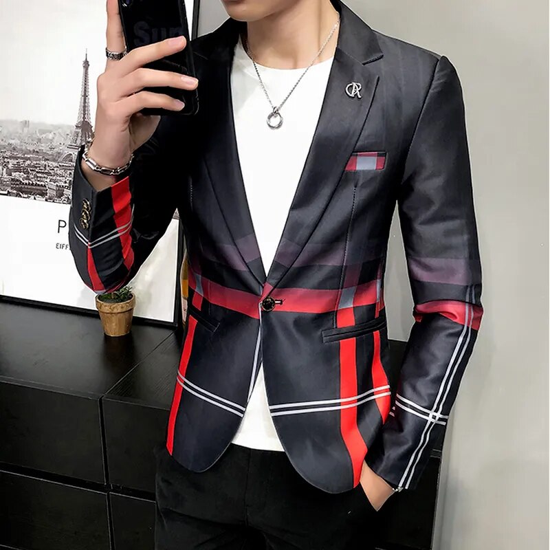 Men's Fashion Formal Blazer - Automation and Energy