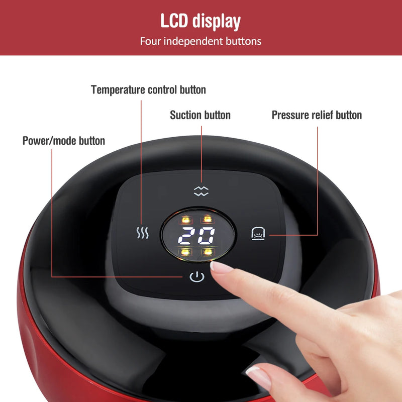 Electric Vacuum Cupping Massager Magnet Therapy Slimming - Automation and Energy