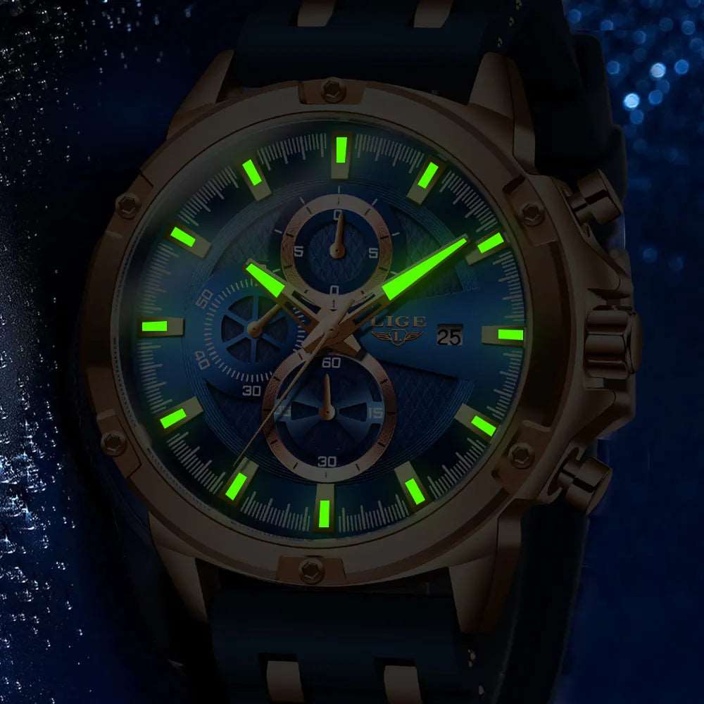 Watch Men's Luxury Waterproof Quartz