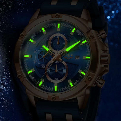 Watch Men's Luxury Waterproof Quartz