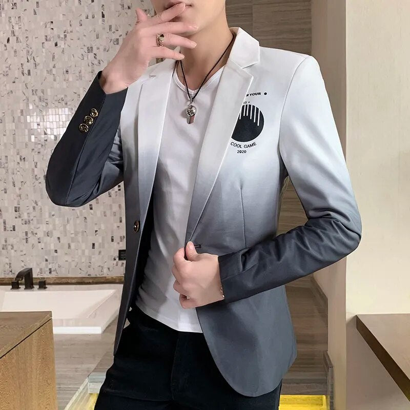 Men's Fashion Formal Blazer - Automation and Energy