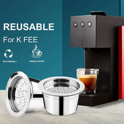 Stainless Steel Coffee Maker Refillable Reusable Coffee Capsule Filter