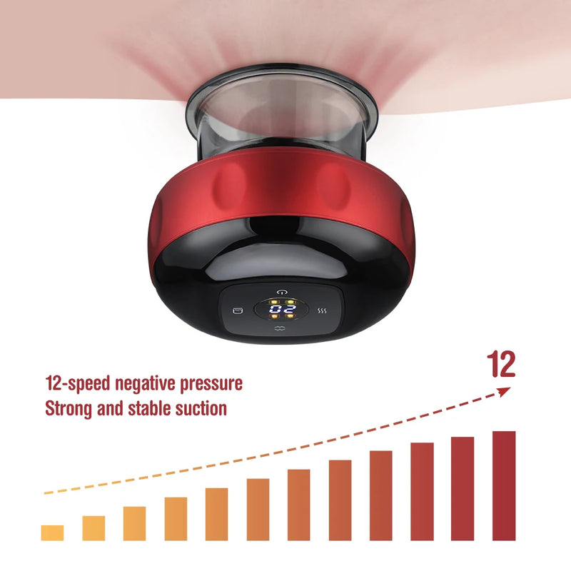 Electric Vacuum Cupping Massager Magnet Therapy Slimming - Automation and Energy