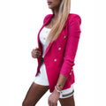 Women's Fashion Simple Long Sleeve Blazer - Automation and Energy
