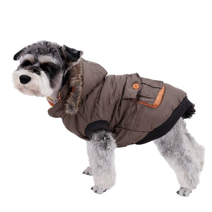 Vestiti per cani, cappotto imbottito in cotone, giacca imbottita