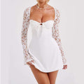 Women's long sleeve lace dress
