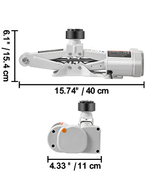 Set di sollevamento per martinetto per auto elettrica da 3 tonnellate DC 12V Kit per martinetti da pavimento per forbici per auto con pompa ad aria con chiave a percussione Strumento di riparazione auto per SUV